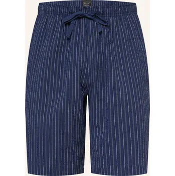 Pánské pyžamo Schiesser Pánské Lounge Šortky Mix + Relax, tmavě modrá /...