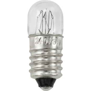 TRU COMPONENTS TC-12842716 miniaturní žárovka 240 V 3 W E10 teplá bílá 1 ks