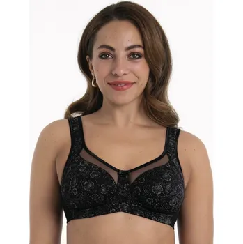 Podprsenka Clara Art komfortní podprsenka 5873 black/anthracite - Anita Classix 445 black/anthracite 100C