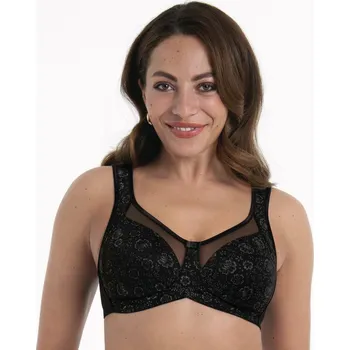 Podprsenka Clara Art komfortní podprsenka moldovaná 5874 black/anthracite - Anita Classix 445 black/anthracite 100C