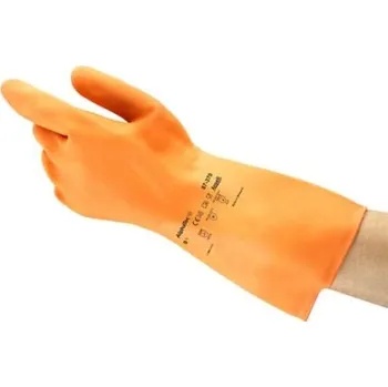 Pracovní rukavice Ansell Pracovní rukavice Ano Oranžová FDA Bavlna Ano Ano Ano Latex Ne 6.5 87-370