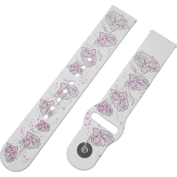 Chytré hodinky Strapido DIVOKÁ RŮŽE řemínek 20 mm