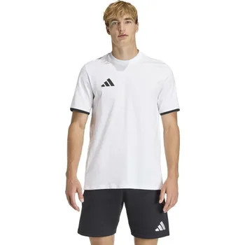 Pánské tričko Bavlněné triko Adidas Entrada 26 bílé Velikost: 116