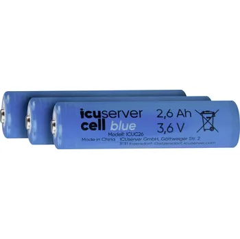 Nabíječka baterií ICU CellPower Blau speciální akumulátor, Li-Ion, 2600 mAh, 1.2 V, 1 ks