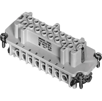 Elektrická zásuvka Amphenol C146 10B016 002 1-1 konektorová vložka, zásuvka Heavy|mate® C146 Počet kontaktů 16 plus PE 1 ks