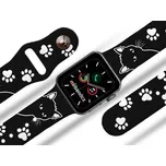 Apple watch řemínek Kočičák,Černá,42/44/45/46/49mm