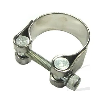 Auto-moto JMP spona výfuku chrom 38MM BMW R 45 S 78-85, R 45 N 78-85, R 50 /5 69-73, R 60 /5 69-73, R 60 /6 73-76, R 60 /7 76-80, R 65 1SERIE 78-80...