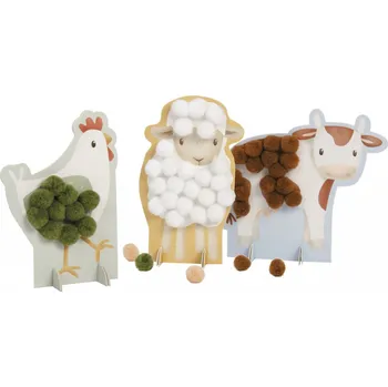 kreativní sada Little Dutch Kreativní sada s bambulkami Farma