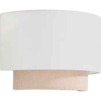 Nástěnné svítidlo Kave Home Béžové nástěnné světlo Bianella 30 cm