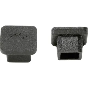 PB Fastener CP-USB-B USB záslepka silikon, černá, 1 ks