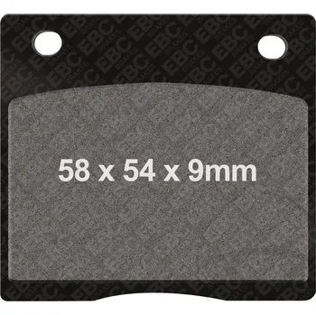 Brzdová destička EBC brzdové destičky poloSinter V EBC KAWASAKI Z 500 79-80, Z 650 78-80, Z 650 SR 79-80, Z 1000 MK2 79-80, Z 1000 ST 79-80, Z 1000 77-79, Z 1000 INJECTION 80...