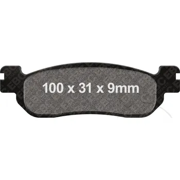 Brzdová destička EBC brzdové destičky Carbon SCO EBC BENELLI BN 600 R 14-15, TNT 899 CAFE RACER 11-12, TNT 899 CENTURY RACER 11-12, TNT 899 NAKED TRE 08-17, TNT 899 S SPORT 08-15, TNT 1130 05, TNT 1130 R160 11-12...