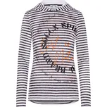 SOCCX Pruhovane tričko s kapuci a artworkem