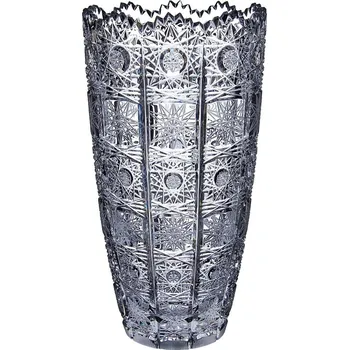 Váza ONTE CRYSTAL Broušená váza 80756, vel. 20,5cm, Klasika