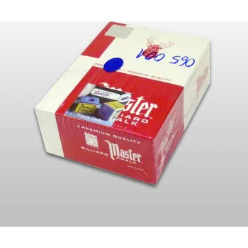 Kulečník Kulečníková křída Master 144 ks, modrá