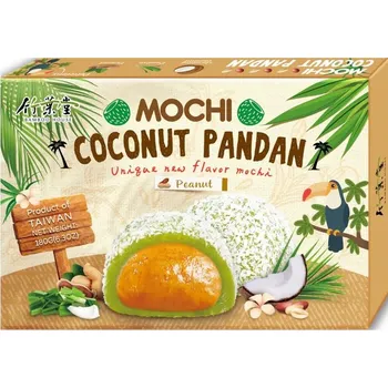 Bonboniéra Bamboo house Mochi Kokosový Pandan s Arašídy 180g