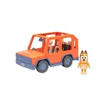 Cenové hry Bluey - Rodinný džíp Bluey s pohonem všech kol, s matkou Chilli a místem pro 4 figurky,