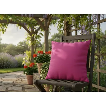 Polštář Dekorační venkovní polštář s výplní CARACAS color 36 tmavě růžová 40x40, 50x50 cm Mybesthome Rozměr: 40x40 cm Polštář je již včetně vyjímatelné výplně.