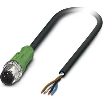 Phoenix Contact SAC-4P-M12MS/ 3,0-PVC upravený zástrčkový konektor pro senzory - aktory, 1415588, piny: 4, 2.00 m, 1 ks