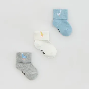 Reserved - Sada 3&nbsp;párů ponožek - světle modrá - 876IN-50X - 876IN-50X-K19