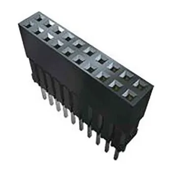 Elektrický konektor Patice PCB, řada: ESQ, rozteč: 2.54mm, počet kontaktů: 8, počet řad: 1, Průchozí otvor Zvýšená lišta zásuvek Samtec
