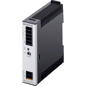 spínaný zdroj BLOCK PM-0124-010-0 síťový zdroj na DIN lištu 24 V/DC 1 A 24 W Počet výstupů:1 x Obsah 1 ks