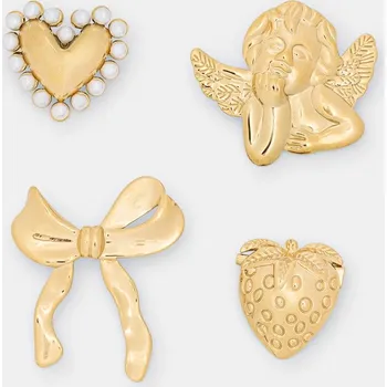 Brož Brož Aldo VALENTIINNA 4-pack VALENTIINNA.972 zlatá GLD, vel. ONE SIZE