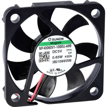 Průmyslový ventilátor Sunon MF40060V2-1000U-A99 axiální ventilátor, 5 V/DC, 9.34 m³/h, (d x š x v) 6 x 40 x 40 mm, MF40060V2-1000U-A99