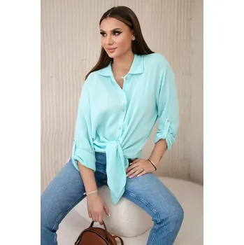 Dámská košile Bavlněná mušelínová košile oversize mincovna UNI