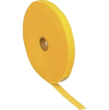 Zip FASTECH® T0602002081125 pásek se suchým zipem ke spojování háčková a flaušová část (d x š) 25000 mm x 20 mm žlutá 25 m