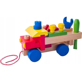 Dřevěná hračka Montážní vozík Woody