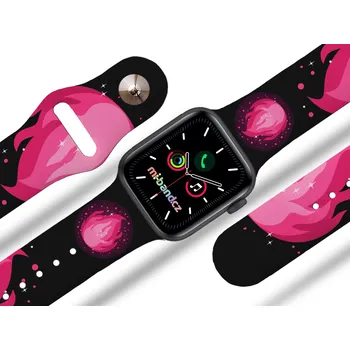 Ostatní příslušenství k chytrým hodinkám Mi-band.cz Apple watch řemínek Oheň Barva: Černá, Rozměr: 42/44/45/46/49mm MIBANDCZX02859