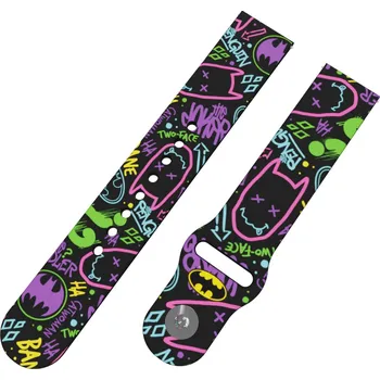 Chytré hodinky Strapido BATMAN - GRAFFITI řemínek 20 mm