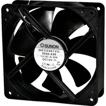 Průmyslový ventilátor Sunon MEC0381V2-A99 axiální ventilátor, 12 V/DC, 197.03 m³/h, (d x š x v) 120 x 120 x 38 mm, MEC0381V2-A99