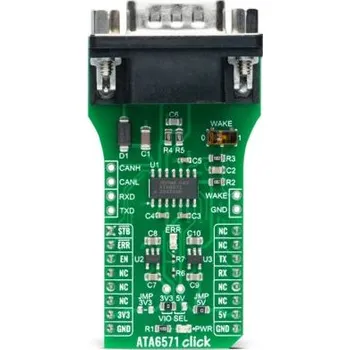 Vývojová deska Vývojová deska, pro použití s: AD5175, klasifikace: Modul převodníku DIGI POT 7 Click MikroElektronika