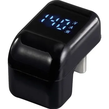 Renkforce USB3® adaptér [1x USB-C® zástrčka - 1x USB-C® zásuvka] USB4® U-Type Charging Adapter, 8K, 140W, 40 Gbps LED displej s nabíjením (napětí/proud/výkon),