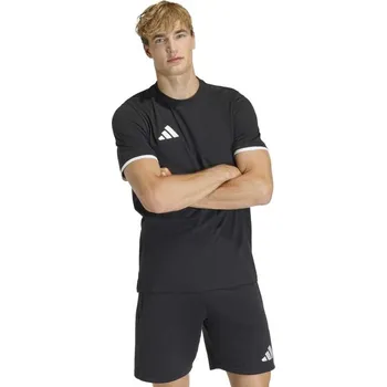 Pánské tričko Bavlněné triko Adidas Entrada 26 černé Velikost: 128