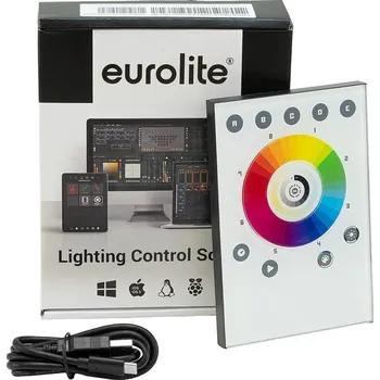 Osvětlovací technika Eurolite TOUCH-512, nástěnný DMX ovladač, bílý