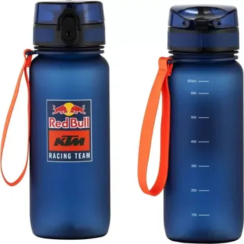 a Plastová sportovní láhev KTM RED BULL GRID barva modrá/oranžová objem 650 ml (dárkové předměty pro motorkáře)