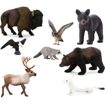 Figurka Mojo Fun Sada figurek Severní Amerika 7 ks motiv zvířátko