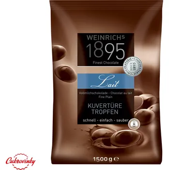 Čokoláda Weinrichs mléčná čokoláda 36 % 1500 g