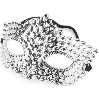 Karnevalová maska StoklasaStříbrná karnevalová maska - designová