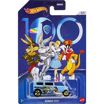 autíčko Midnight Otto Looney Tunes Warner Bros 1:64 - Hot Wheels Midnight Otto " 100 Years of Warner Bros." - model auta 1/64