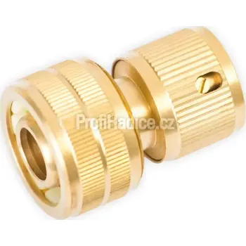 Hadicová spojka MasiPro Rychlospojka MOSAZ 3/4" Stop