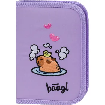 Baagl Školní penál jednopatrový Kapybara