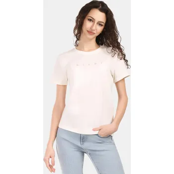 Dámské tričko Dámské bavlněné tričko s krátkým rukávem Kilpi PROLIX-W bílá 34