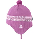 Dětská pletená merino čepice Kama B108 růžová obvod hlavy 46-50 cm