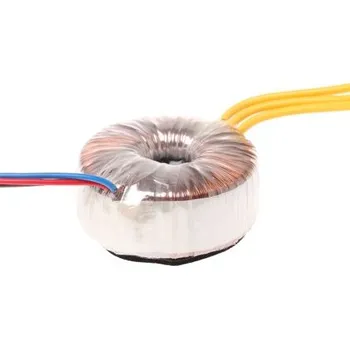 Transformátor Toroidní transformátor, počet výstupů: 2, sekundární napětí: 2 x 7V ac, 48 (Dia.) x 24mm