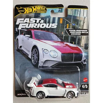 Hračka Bentley Continental GT3 2018 Fast & Furious 1:64 - Hot Wheels Bentley Continental - kovový model