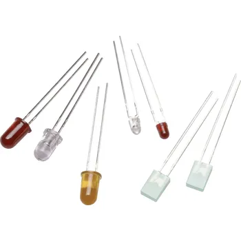 Polovodič Broadcom HLMP-4000 vícebarevná LED červená, zelená kulatý 5 mm 2.1 mcd, 4.2 mcd 65 ° 10 mA, 10 mA 1.9 V, 2.2 V